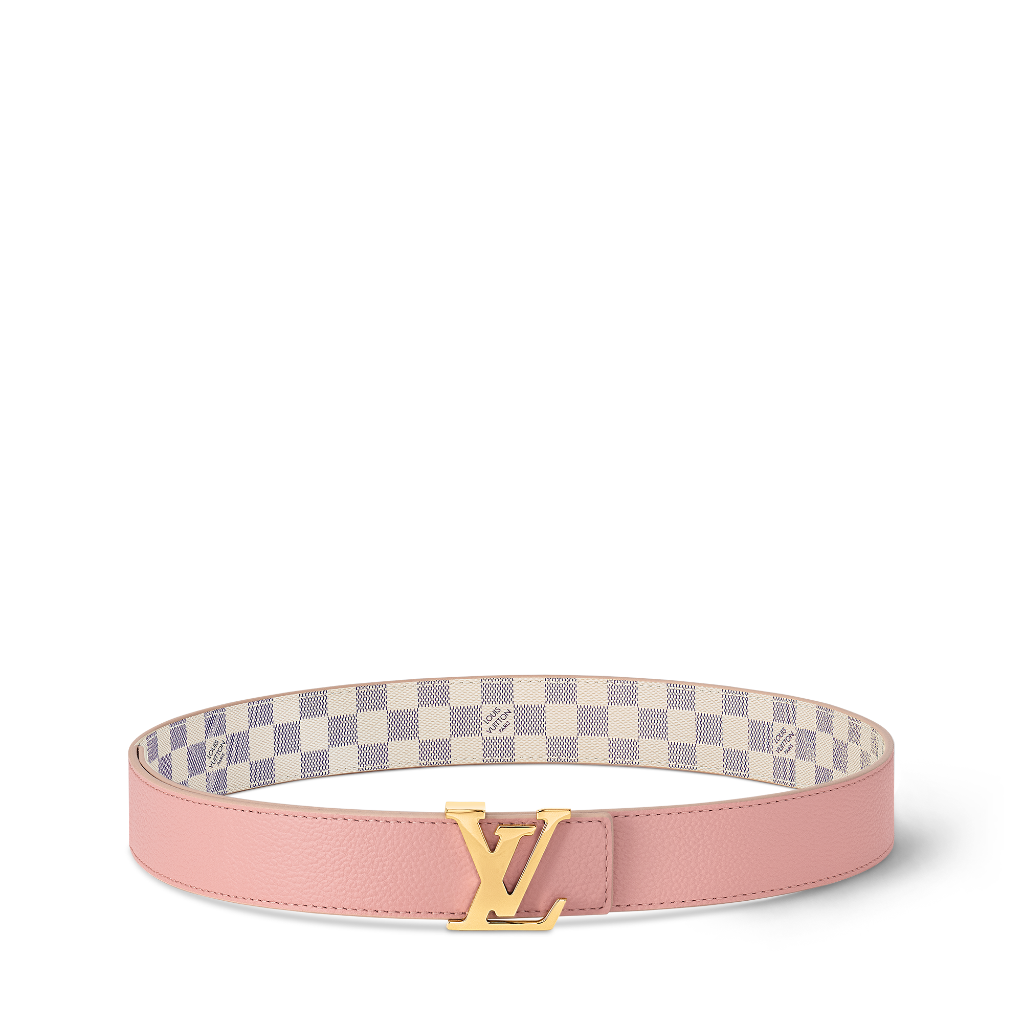 LV Initials 30MM Reversible Belt Damier Azur Canvas - Accessories
